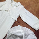 Coco Collection Girls Baby Grow White 7055