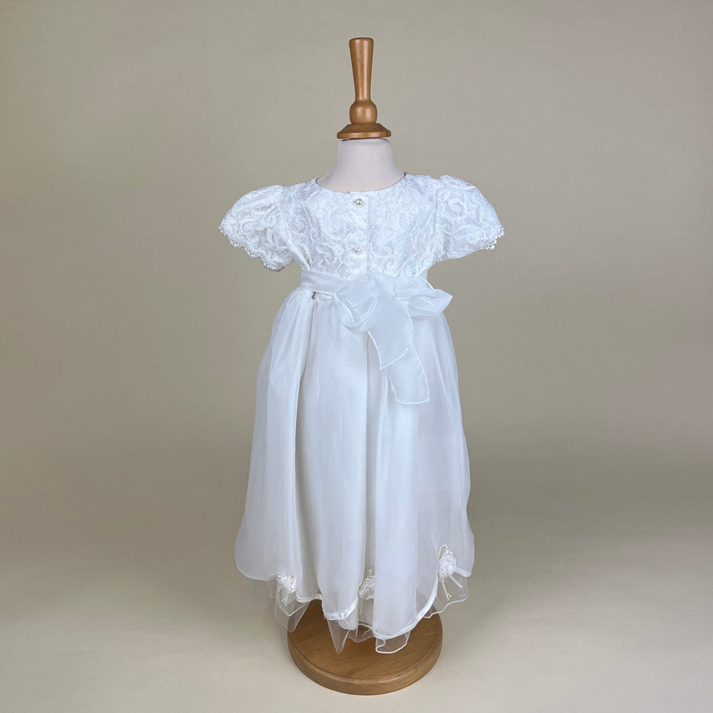 Couch Tot Christening Dress White CT243