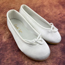 Couche Tot Flat Girls Shoes Ivory EL002