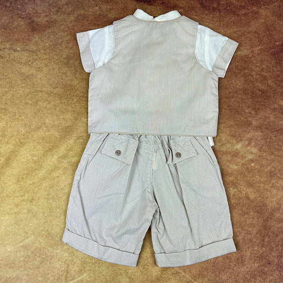 Couche Tot Four Piece Suit Ivory Beige CT5534