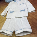 Couche Tot Four Piece Suit White Blue WU7