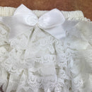 Couche Tot Frilly Bow Pants Ivory CTFBP01