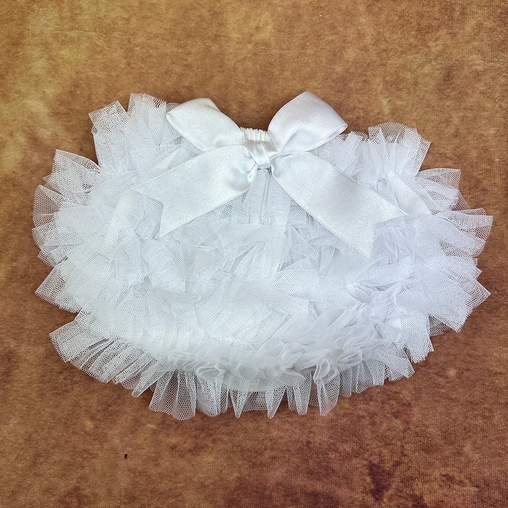 Couche Tot Frilly Pants Tutu White CTFPT01