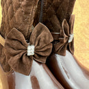 Couche Tot Girls Brown Boots Abby