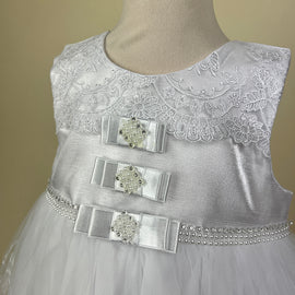 Couche Tot Party Dress White CT3BL