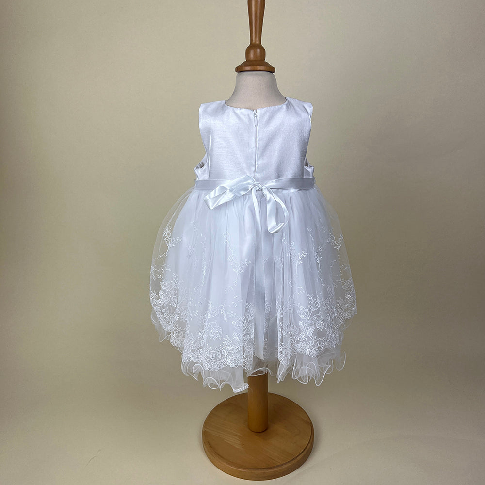 Couche Tot Party Dress White CT3BL