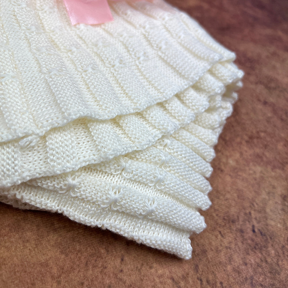 Couche Tot Shawl- SIP01 Ivory Pink