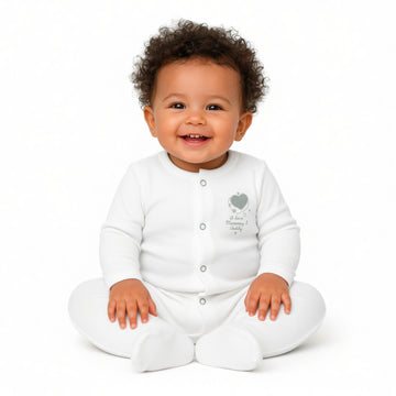 Dandelion Baby Grow AV1216MD White Grey