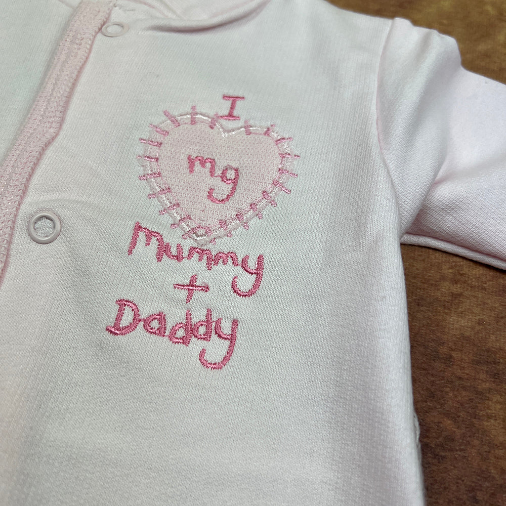 Dandelion Baby Grow Pink AV1322