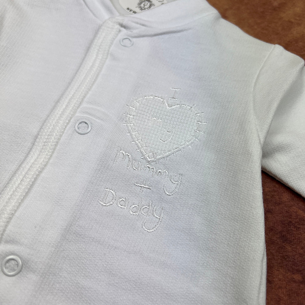 Dandelion Baby Grow White AV1322