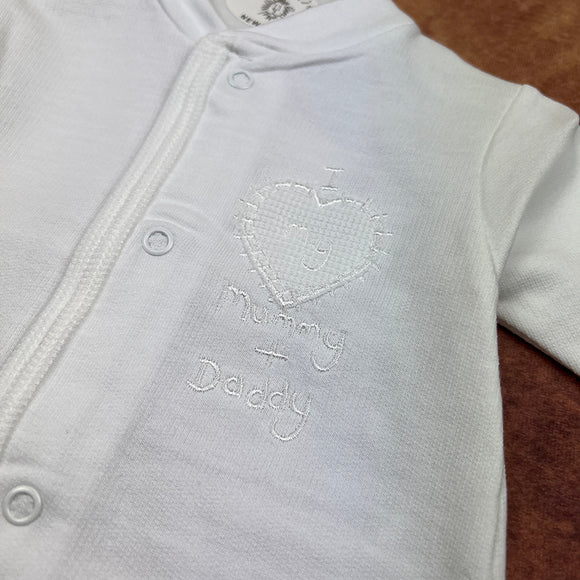 Dandelion Baby Grow White AV1322