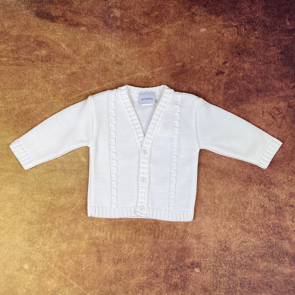 Dandelion Boys Cardigan White A2020