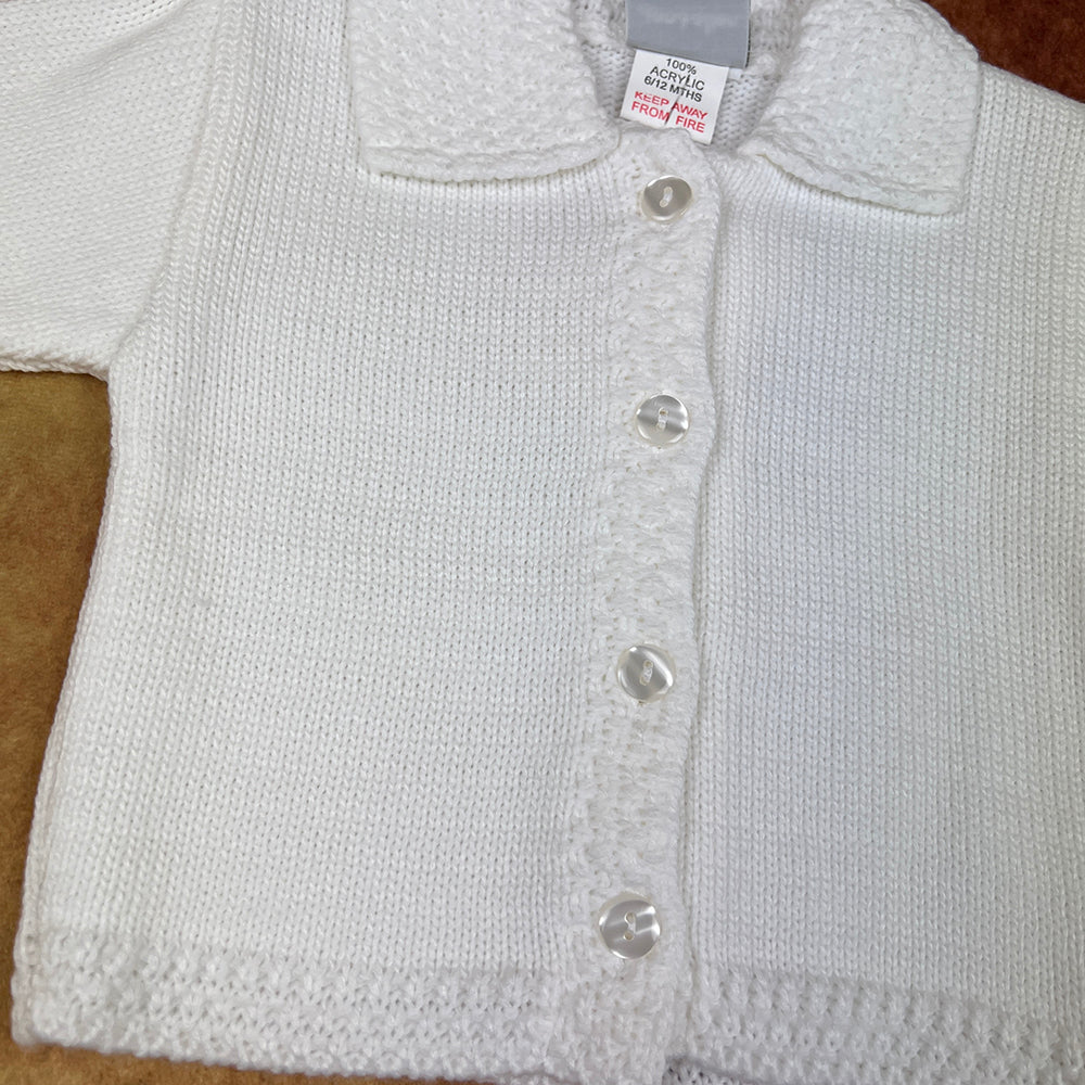 Dandelion Girls Cardigan White A1655