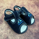 Early Days Baby Boys Soft T Bar Shoes Navy Blue F217