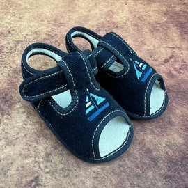 Early Days Baby Boys Soft T Bar Shoes Navy Blue F217
