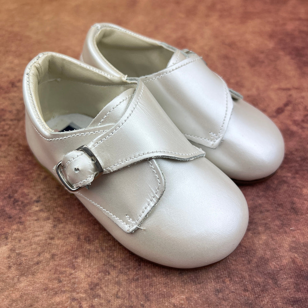 First Steps By Emily Baby Boys Shoes Ivory FS116