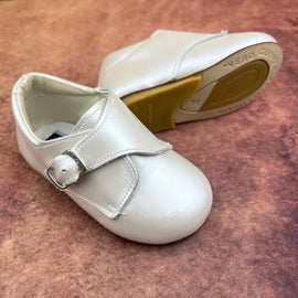 First Steps By Emily Baby Boys Shoes Ivory FS116