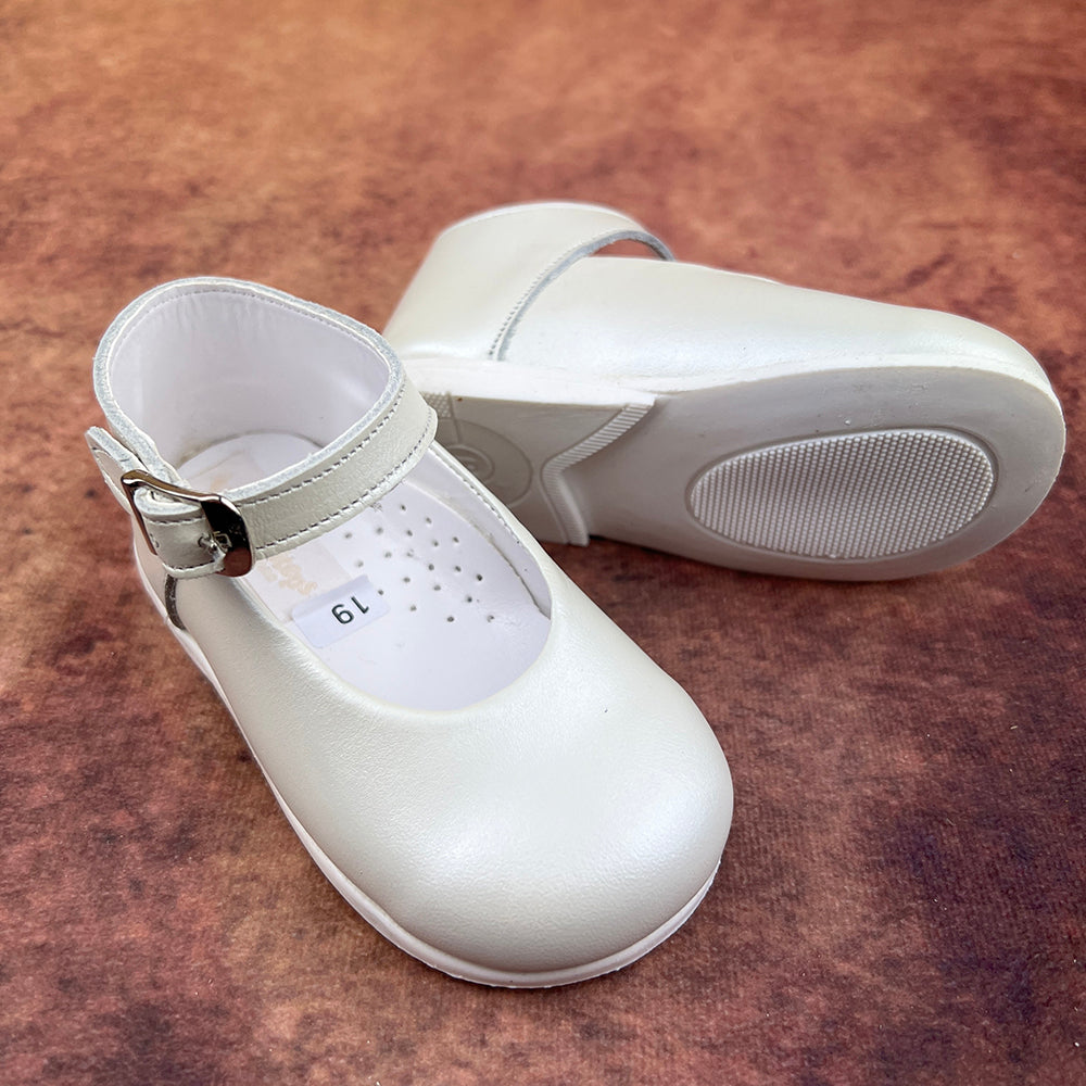 First Steps By Emily Girls Shoes Ivory FSBE106