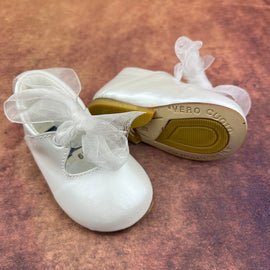 First Steps By Emily Girls Shoes White FSBE103