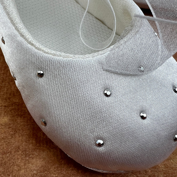 Frazer James Baby Girls Soft White Shoes FJS017