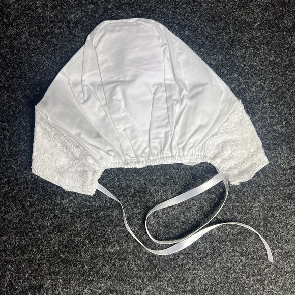 Girls Miropani Ladopano Bonnet White
