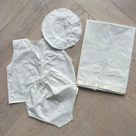 Greek Orthodox Boys Miropania Set Ivory