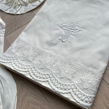 Greek Orthodox Girls Miropania Set Ivory