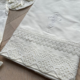 Greek Orthodox Girls Miropania Set Ivory