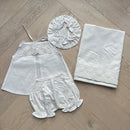 Greek Orthodox Girls Miropania Set White