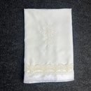 Greek Orthodox Miropani Ladopano Sheet Cross Ivory MSC05