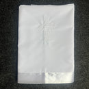 Greek Orthodox Miropani Ladopano Sheet Cross White MSC03
