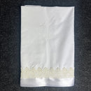 Greek Orthodox Miropani Ladopano Sheet With Cross Off White MSC06