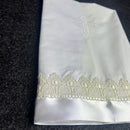 Greek Orthodox Miropani Ladopano Sheet With Cross Off White MSC06