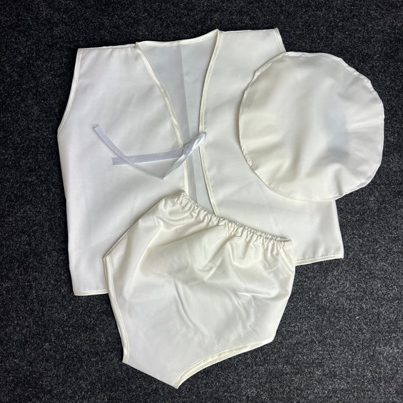 Greek Orthodox Miropania Ladopana Underwear Set Ivory MUS01