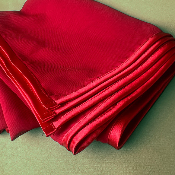 Greek Orthodox Red Wedding Scarf Shalli