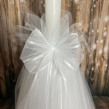 Greek Orthodox Wedding Candle White