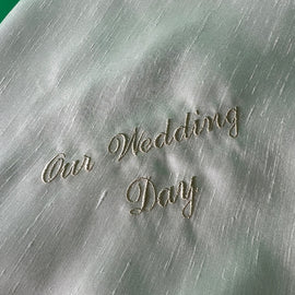 Greek Orthodox Wedding First Dance Mandili Ivory Gold