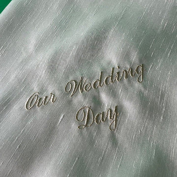 Greek Orthodox Wedding First Dance Mandili Ivory Gold