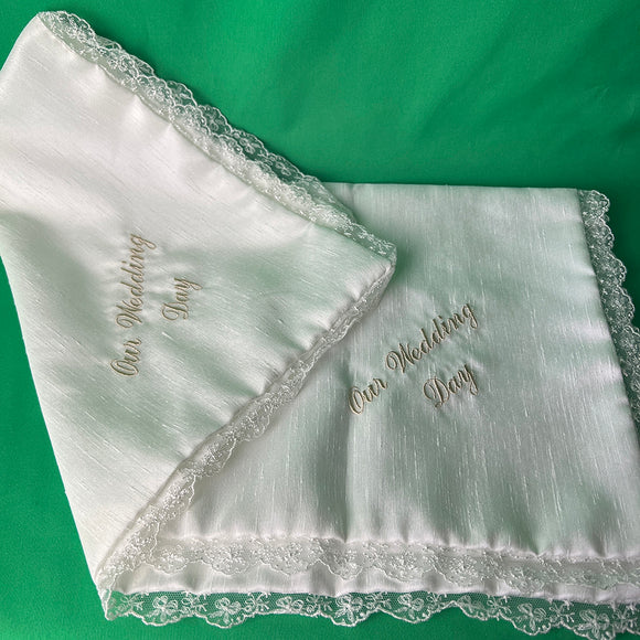 Greek Orthodox Wedding First Dance Mandili Ivory Gold