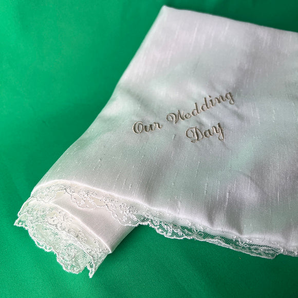 Greek Orthodox Wedding First Dance Mandili Ivory Gold