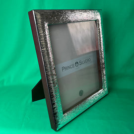 Greek Orthodox Wedding Stefana Display Frame WSFL02 SIlver Brown