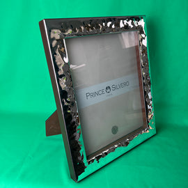 Greek Orthodox Wedding Stefana Display Frame WSFL03 SIlver Brown