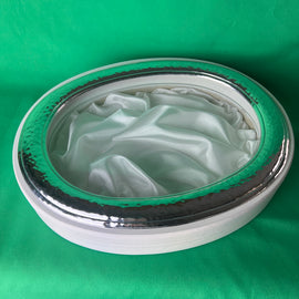 Greek Orthodox Wedding Stefana Display Frame WSFOV01 SIlver White