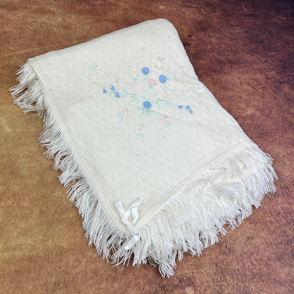 Idris Of London Shawl J242 Ivory