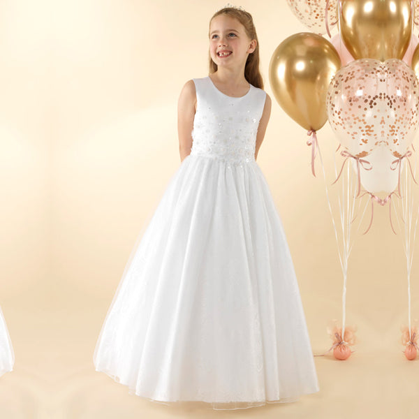 LWCD42 Little White Collection Holy Communion Dress