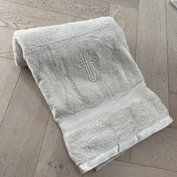 Light Brown Bath Towel