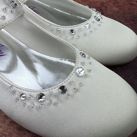 Linzi Jay Girls Shoes White LS204