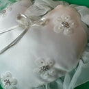 Linzi Jay Heart Shaped Wedding Ring Cushion Ivory