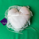 Linzi Jay Heart Shaped Wedding Ring Cushion Ivory