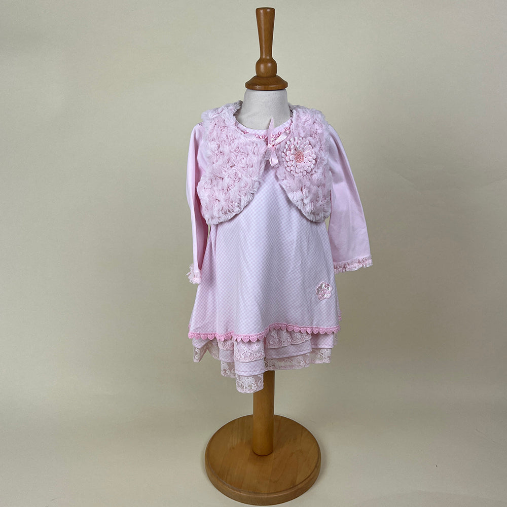 Little Darlings Girls Outfit Pink 1518